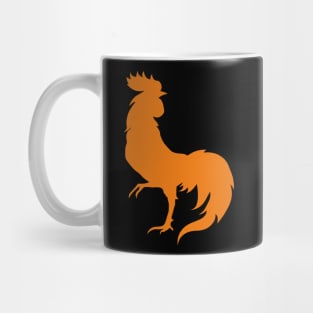 orange rooster Mug